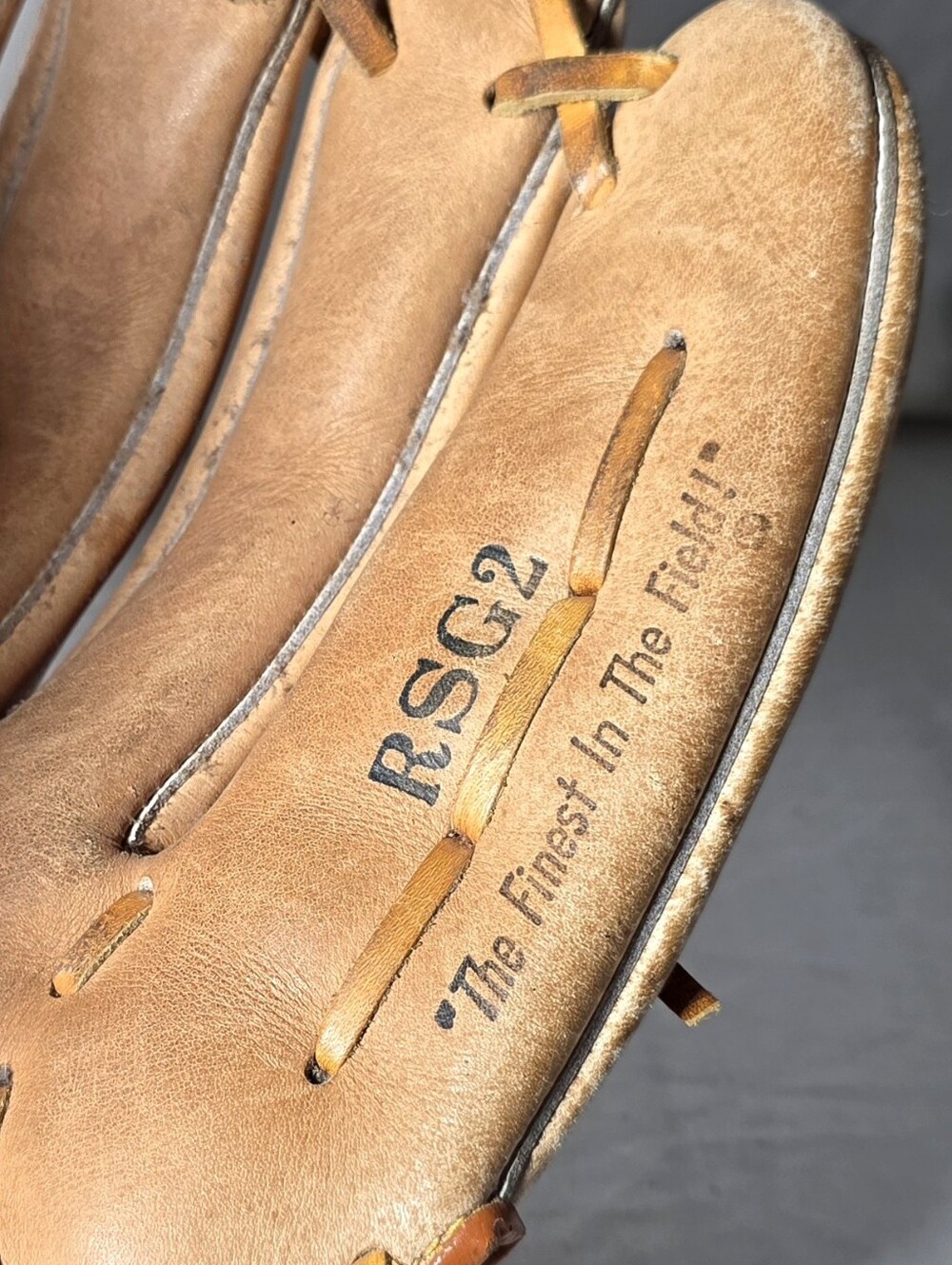 RAWLINGS Vintage RSG2 Super Size Wing Tip Softball Glove Right Hand Thrower - Picture 6 of 10